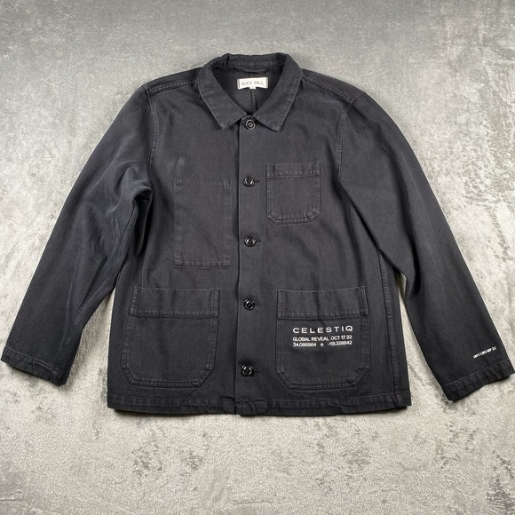 Alex Mill Jackets & Blazers - Alex Mill Britt Work Jacket Womens L‎ Black Recycled Cotton Cadillac Celestiq
